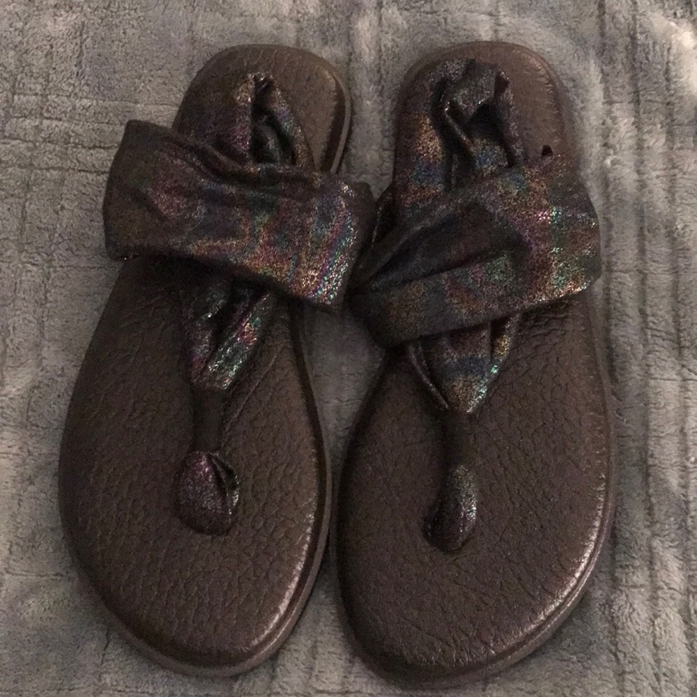 Sanuk Yoga Sling Sandals Size 6